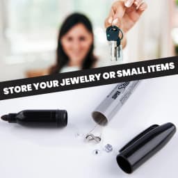 Durable Diversion Safe Marker Pen - Discreet Hidden Storage for Small Valuables - Perfect Fun Gift for Home & Dorm Decor