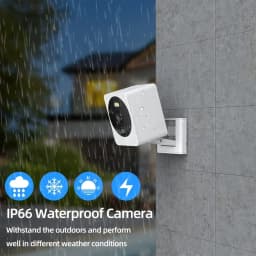 5MP Tuya Mini Wireless IP Security Camera Outdoor Waterproof CCTV Video Surveillance Camera Color Night Vision Baby Monitor Cam