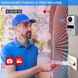 10 Inch Tuya Smart Wifi Video Intercom Doorbell with Electric Strike Lock 1080P 2 Wires Video Doorphone System Wireless for Home