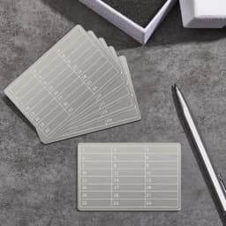 An Aluminum Alloy Cryptocurrency Codebook and a Metal Marker Pen Suitable for Cryptocurrency Bitcoin Password Storage and Can Be