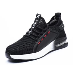 Lightweight Men's Safety Shoes Steel Toe Men's Work Shoes Slip Resistant Reinforced Shoes Man Fashion Breathable Sneaker