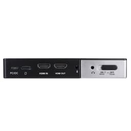 Ezcap 273 HD Video Recorder Box 1080P 60fps HDMI Video Capture Card with 3.5 Inch Screen Player Playback HDMI Loop Mic Audio Mix