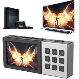 Ezcap 273 HD Video Recorder Box 1080P 60fps HDMI Video Capture Card with 3.5 Inch Screen Player Playback HDMI Loop Mic Audio Mix