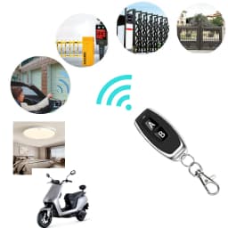 Wireless 433/315MHz RF Remote Control Copy Code 2 Buttons for Garage Door Gate Opener Home Automation Car Alarm