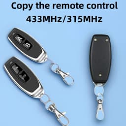 Wireless 433/315MHz RF Remote Control Copy Code 2 Buttons for Garage Door Gate Opener Home Automation Car Alarm