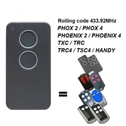 3pcs PHOX2 Garage Door / Gate Remote Control 433.92MHz PHOX PHOENIX 2 4 PHOX4 PHOENIX2 PHOENIX4 HANDY2 HANDY4 TSC4 TRC4 TXC4