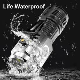 Three-Eyed Monster Mini Flash Super Power Flashlight Rechargeable Portable Outdoor Lighting Long-Range Powerful Flash Lights