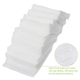 100pcs Non Woven Gauze Sponge First Aid Gauze Cloth Wound Aid Cotton Pads (Folded Size 10x10cm, Unfold Size 20x20cm)