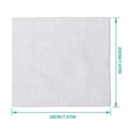 100pcs Non Woven Gauze Sponge First Aid Gauze Cloth Wound Aid Cotton Pads (Folded Size 10x10cm, Unfold Size 20x20cm)