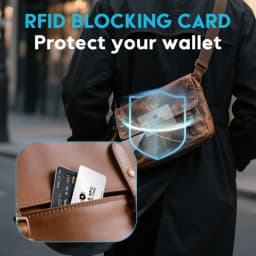 RFID Blocking NFC Signals Shield Secure For Passport Case Purse Portable Credit Card Protector