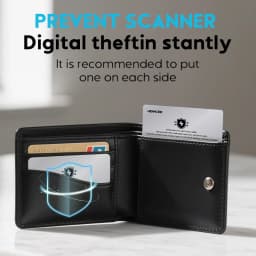 RFID Blocking NFC Signals Shield Secure For Passport Case Purse Portable Credit Card Protector