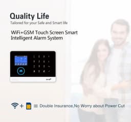 PGST Home Anti-Theft Alarm, Smart Home Wireless Alarm System, WiFi, 4G Tuya Intelligent Application, Working Together with Alexa