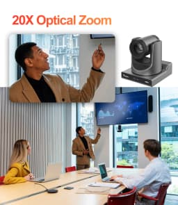 Runpu 4K60FPS NDI Camera POE 12X 20X Zoom AI Tracking PTZ Camera SDI HDMI USB POE IP Conference Camera for Church Live Streaming
