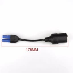Portable EC5 Cigarette Lighter Socket Adapter Connector For 12V Car Battery Booster Car Jump Starter