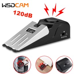 120 dB Anti-theft Burglar Stop System Security Home Alarm System Door Block Blocking Home Wedge Stopper Shaped Safety Stopper