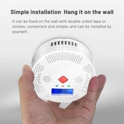 Tuya WiFi Smart Carbon Monoxide Detector Alarm 85dB Sound Warning LCD Digital Display Home Indoor Real-Time CO Monitor
