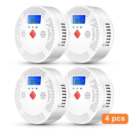 Tuya WiFi Smart Carbon Monoxide Detector Alarm 85dB Sound Warning LCD Digital Display Home Indoor Real-Time CO Monitor