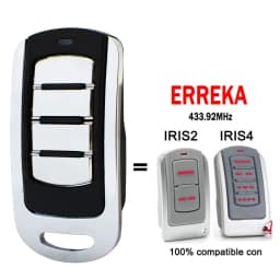 For 433 Garage Remote Control ERREKA IRIS2 IRIS4 IRIS IRIS Roller Code Transmitter 433.92MHz
