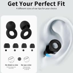 Reusable Silicone Earplugs - Noise Cancelling, High-Fidelity Hearing Protection for Sleeping, Swimming, Travel, and Concerts