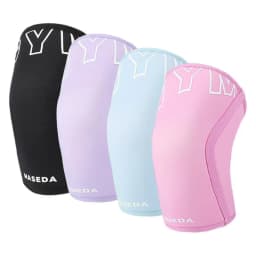 SCR Sports Knee Pads Colorful Neoprene Squat Weightlifting Basketball Strongman 7mm Outdoor Fitness Protection Gear