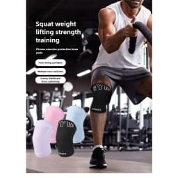 SCR Sports Knee Pads Colorful Neoprene Squat Weightlifting Basketball Strongman 7mm Outdoor Fitness Protection Gear