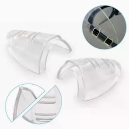1 Pair Universal Safety Eye Glasses Side Shields Clear Eye Flexible Glasses Safe Protection Side Cover Eyeglasses Goggles