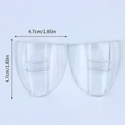 1 Pair Universal Safety Eye Glasses Side Shields Clear Eye Flexible Glasses Safe Protection Side Cover Eyeglasses Goggles