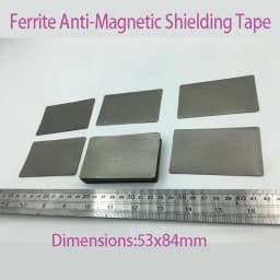 1/5/10pcs Ferrite Shielding Sticker NFC Anti-Magnetic Sticker Phone Signal Interference Blocker Metal Surface NFC Adapter