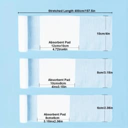 6Pcs Medical Sterile Gauze Bandage Roll PBT Elastic Hemostatic Trauma Wound Care First Aid Travel Absorbent Pads Disposable Kit