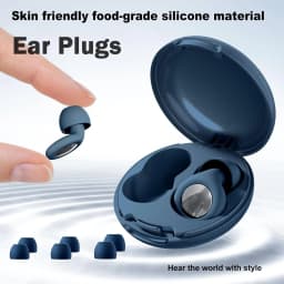 Ear Plugs for Sleeping 25dB Noise Cancelling Silicone EarPlugs for Concerts Traveling Studying Focus Reusable Ear Protection