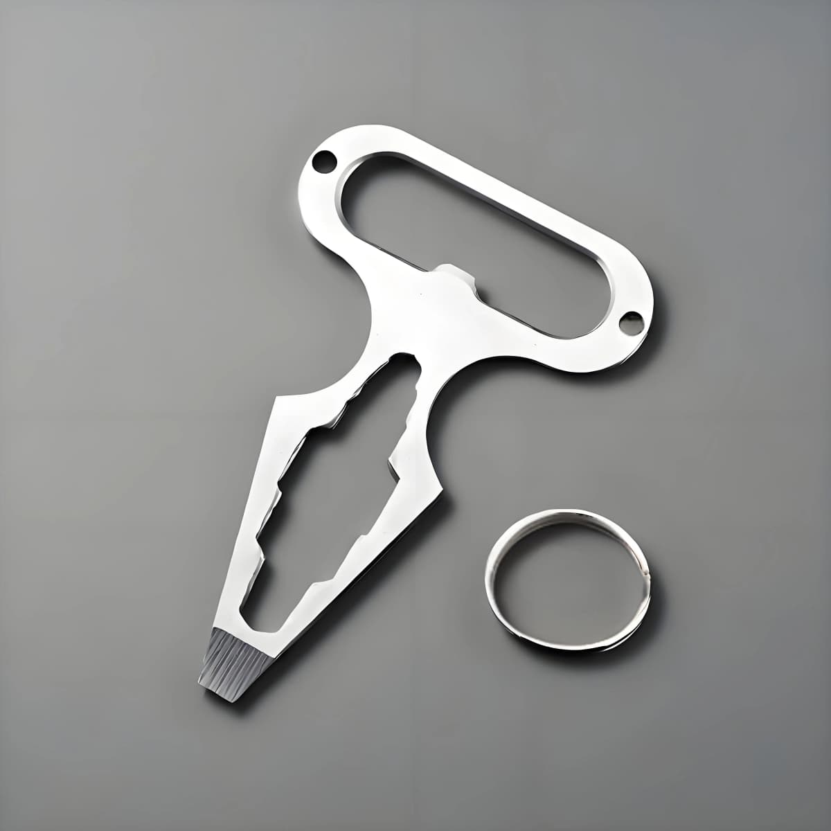 Self Defense Weapons Outdoor EDC Survival Tool Defence Personal Keychian Stinger Bottle Combination Opener Wrench for Men Women