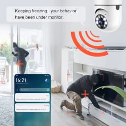 Smart 5G Wifi E27 Bulb 2MP Surveillance Camera IPTV Night Vision Automatic Human Tracking Smart Home Security Protection CCTV