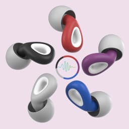 HUAK 1 pair of silicone earplugs, ear protection, hearing protection,swim, sleep, work, travel and other scenes, noise reduction