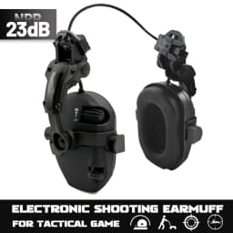Premium Electronic Shooting Earmuffs - 23dB Active Noise Cancelling Hearing Protection for Hunting Shooting & Tactical Training
