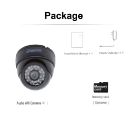 5MP 1080P Wifi IP Camera Dome Indoor Cctv Security Surveillance NightVision Infrared Video Wireless Home Cam Onvif CamHipro
