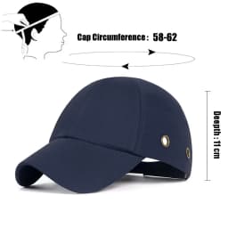 Work Safety Bump Cap Baseball Hat Style Light Weight Anti-collision Hard Hat Helmet Head Protection For DIY Work Repairing