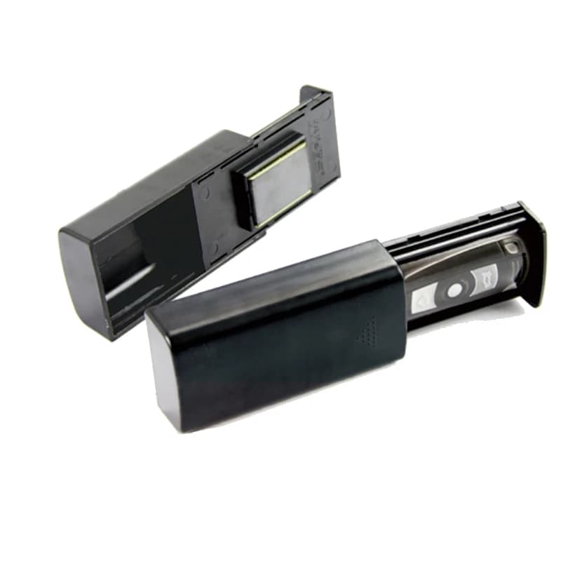 Creative Magnetic Black Key Safe Box Car Key Holder Hidden Storage Outdoor Stash For Home Office Car Truck Caravan Secret Box