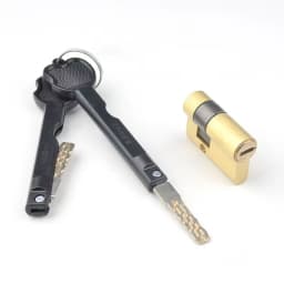 Brass Lock Cylinder for Automatic Smart Door Lock, With Tail, C-Class Core, Anti-Theft Door Emergency Fingerprint Lock Core