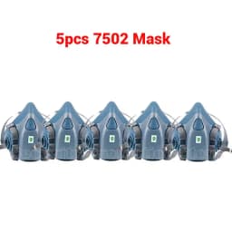 7503 7502 7501 Gas Mask Chemical Respirator Protective Mask Industrial Paint Spray Can Matched with 6000 Filter Anti Organic Gas