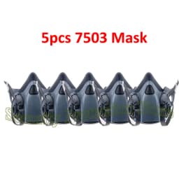 7503 7502 7501 Gas Mask Chemical Respirator Protective Mask Industrial Paint Spray Can Matched with 6000 Filter Anti Organic Gas