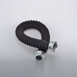 0.5m/1m 40MM Rubber Corrugated Tube Gas Dust Mask Filter Interface Snorkel Wear Resistant Anti-aging Filter Connecting Pipe