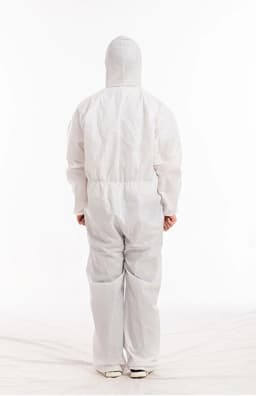 Disposable Breathable Dustproof Water Oil Resistant Work Safety Overall Anti Dust Spary Painting Decorating Labour Coverall Suit