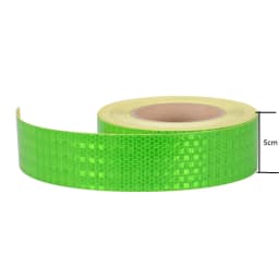 2.5cm/5cm/10cm/20cm*5M Green Reflective Safety Tapes Self-Adhesive Waterproof Reflectors Warning Stickers For Car Vehicles Truck