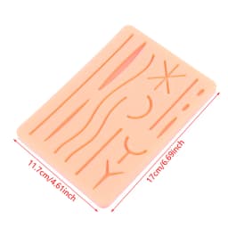 Skin Suture Model Wound Silicone Suture Pad Y Traumatic Suturing Training Pad Reusable Silicone Suture Practice Mat