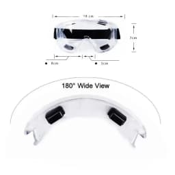 Half Face Dust Mask With Safety Goggles Dual Filters KN95 Filter Dust-proof Respirator For Carpenter Builder Polishing Work Safe