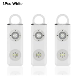 Awapow Personal Defense Alarm 130dB With LED Light Rechargeable Self Defense Woman Safety Alarm Key Chain Emergency Anti-Attack