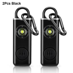 Awapow Personal Defense Alarm 130dB With LED Light Rechargeable Self Defense Woman Safety Alarm Key Chain Emergency Anti-Attack