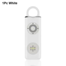 Awapow Personal Defense Alarm 130dB With LED Light Rechargeable Self Defense Woman Safety Alarm Key Chain Emergency Anti-Attack