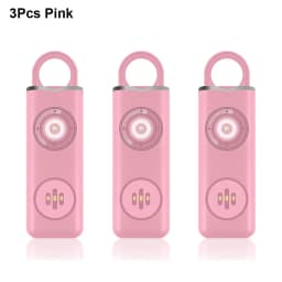 Awapow Personal Defense Alarm 130dB With LED Light Rechargeable Self Defense Woman Safety Alarm Key Chain Emergency Anti-Attack