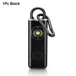 Awapow Personal Defense Alarm 130dB With LED Light Rechargeable Self Defense Woman Safety Alarm Key Chain Emergency Anti-Attack